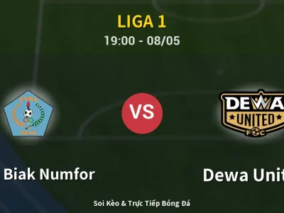 Soi Kèo PSBS Biak Numfor vs Dewa United – 19:00 08/05 | Nhận Định, Dự Đoán Tỷ Số