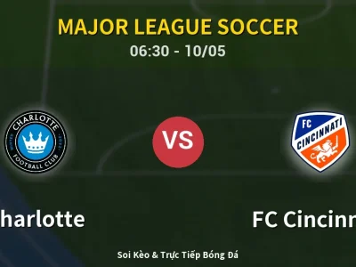 🔴 Trực Tiếp: Charlotte 0-1 FC Cincinnati – Link Xem Major League Soccer (Full HD)