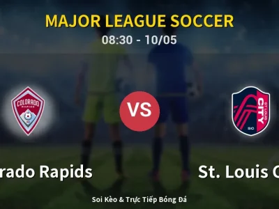 Soi Kèo Colorado Rapids vs St. Louis City – 08:30 10/05 | Nhận Định, Dự Đoán Tỷ Số