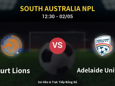 Soi Kèo Sturt Lions vs Adelaide United II – 12:30 02/05 | Nhận Định, Dự Đoán Tỷ Số