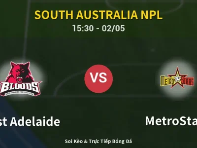 Soi Kèo West Adelaide vs MetroStars – 15:30 02/05 | Nhận Định, Dự Đoán Tỷ Số