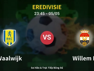 Soi Kèo Waalwijk vs Willem II – 23:45 05/05 | Nhận Định, Dự Đoán Tỷ Số