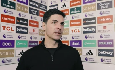 Arteta Cảnh Báo Arsenal: Đừng Mất Tập Trung, 90.5% Cơ Hội Vô Địch Vẫn Có Thể Tan Biến! 1