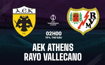 AEK Athens vs Rayo Vallecano: Cửa lật ngược hẹp, Vallecano sắp vào bán kết? 1